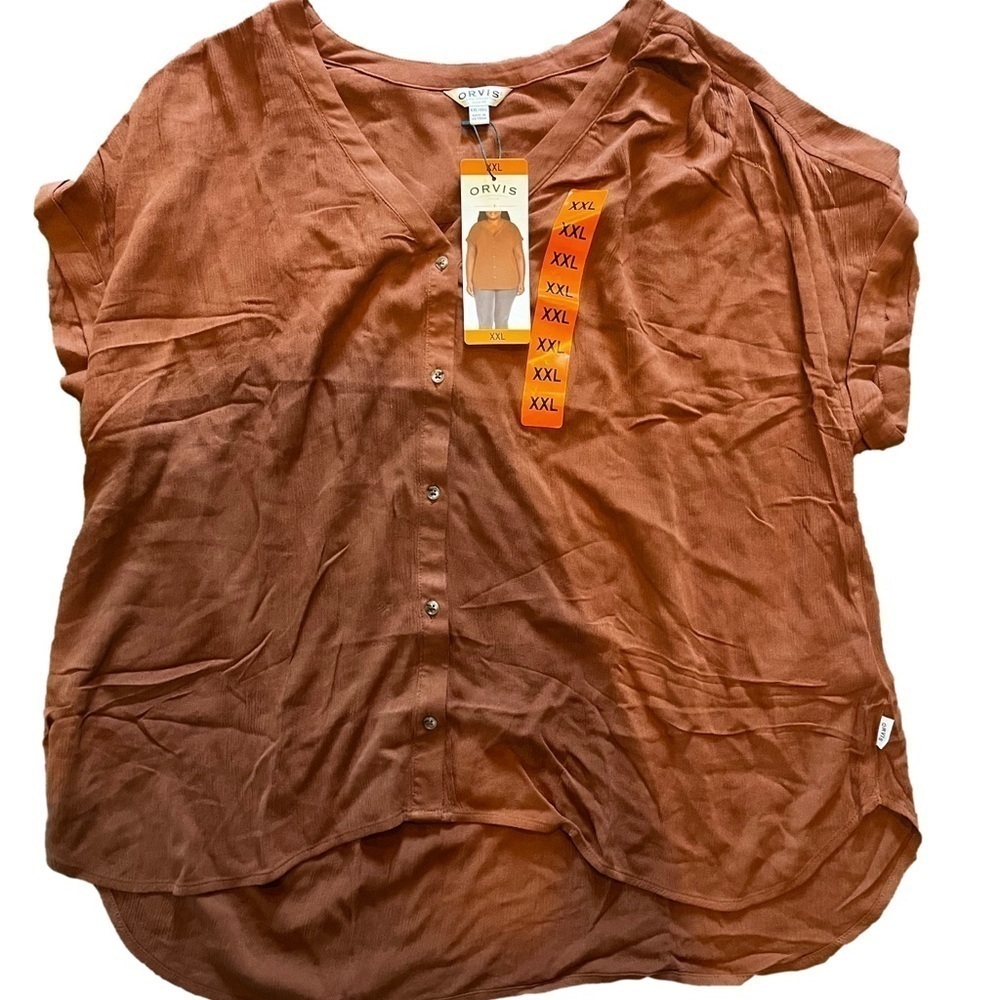 Orvis button down blouse